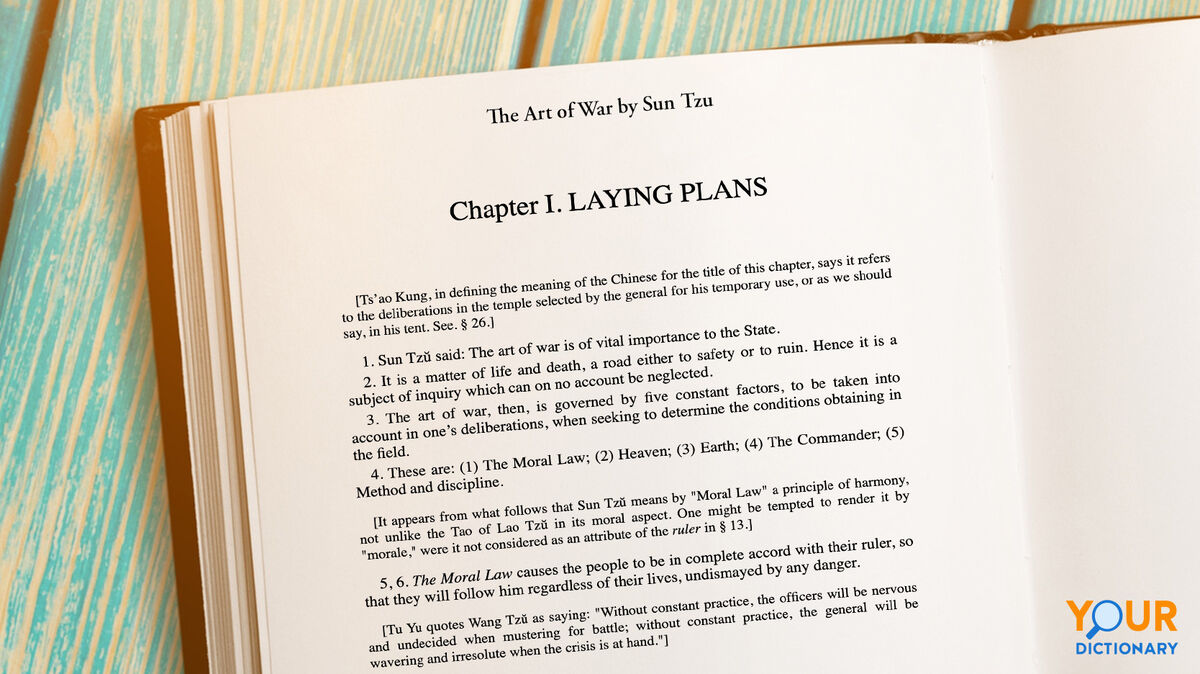 Book with Chapter I. The Art of War, by Sun Tzŭ