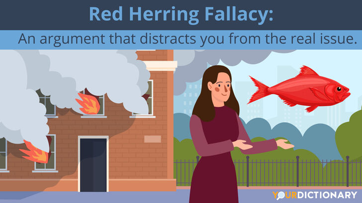 a red herring fallacy