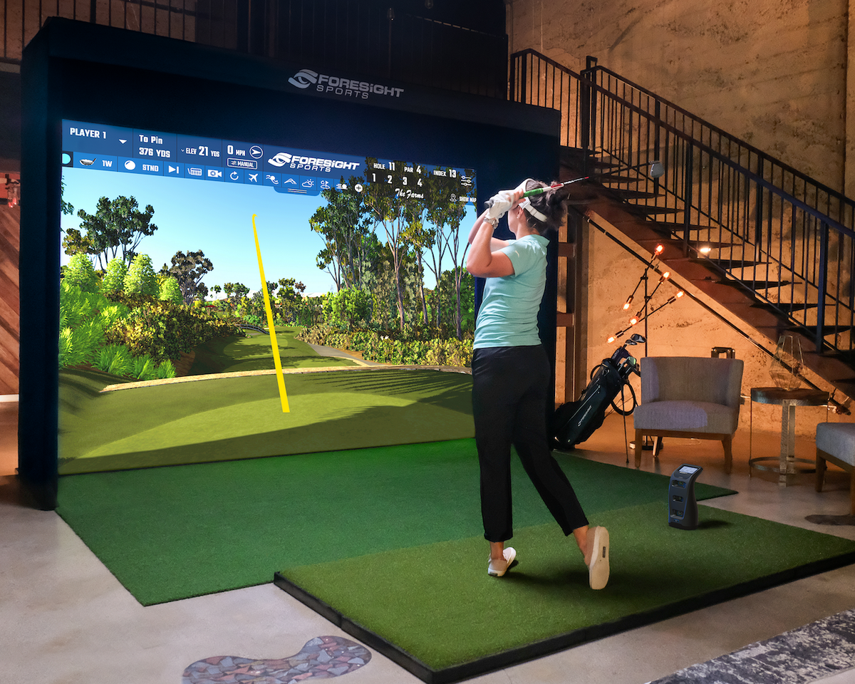 Home golf simulator