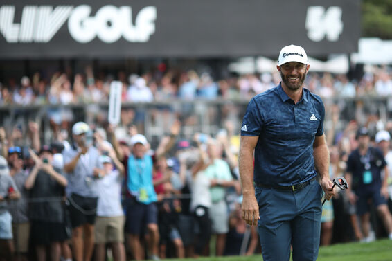 Dustin Johnson smiles on his way to $35 million-plus in LIV earnings in 2022