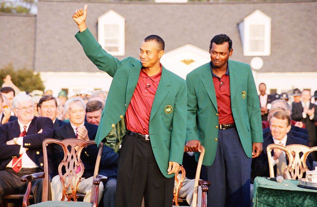 Woods completed the Tiger Slam with his 2001 Masters win