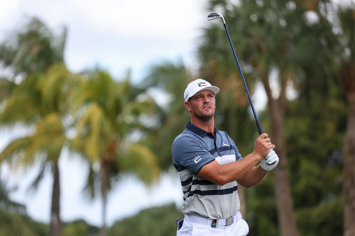 Bryson DeChambeau competes in a LIV Golf Event in October, 2022