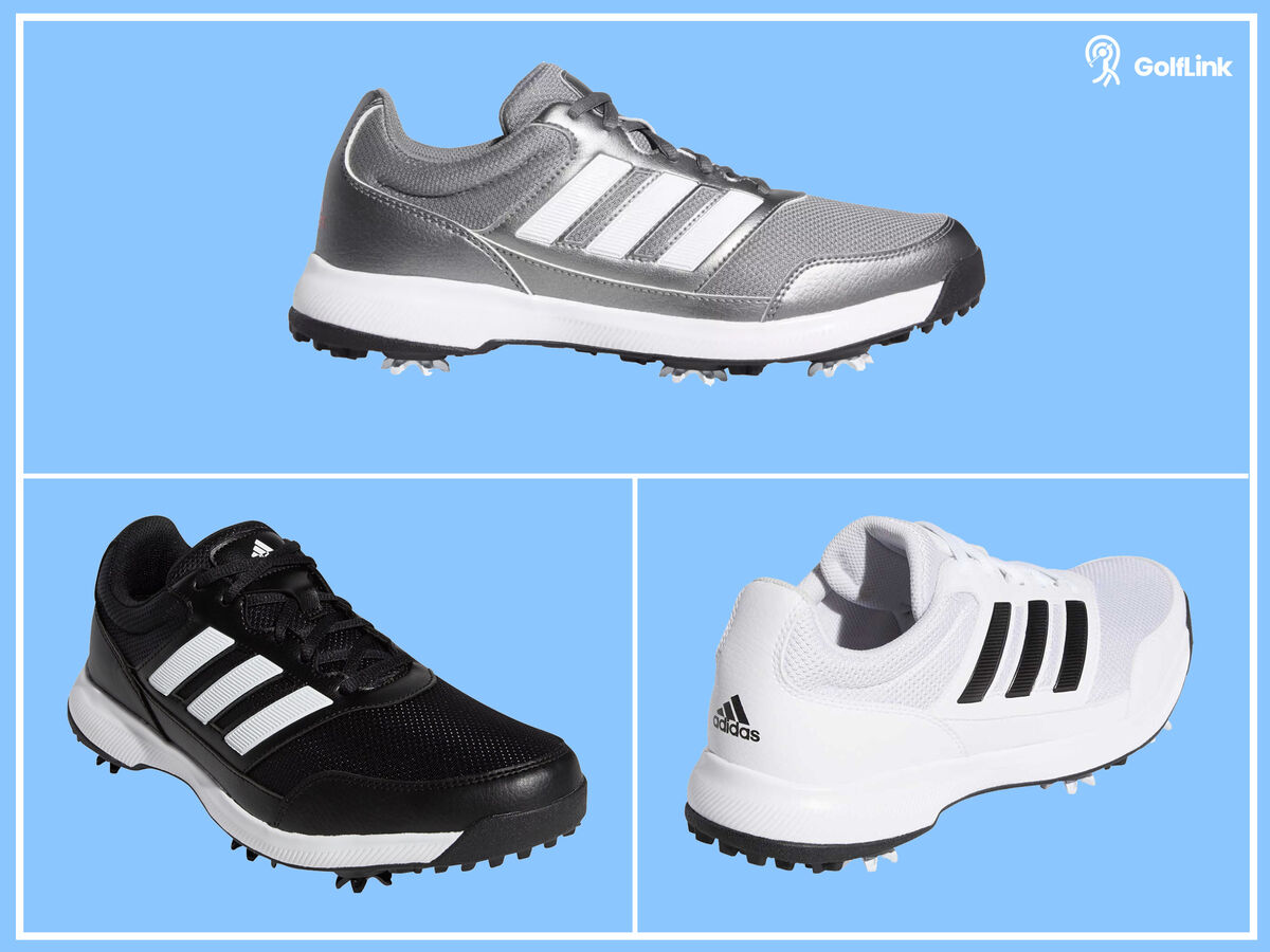 Adidas men's tech response hotsell golf shoes