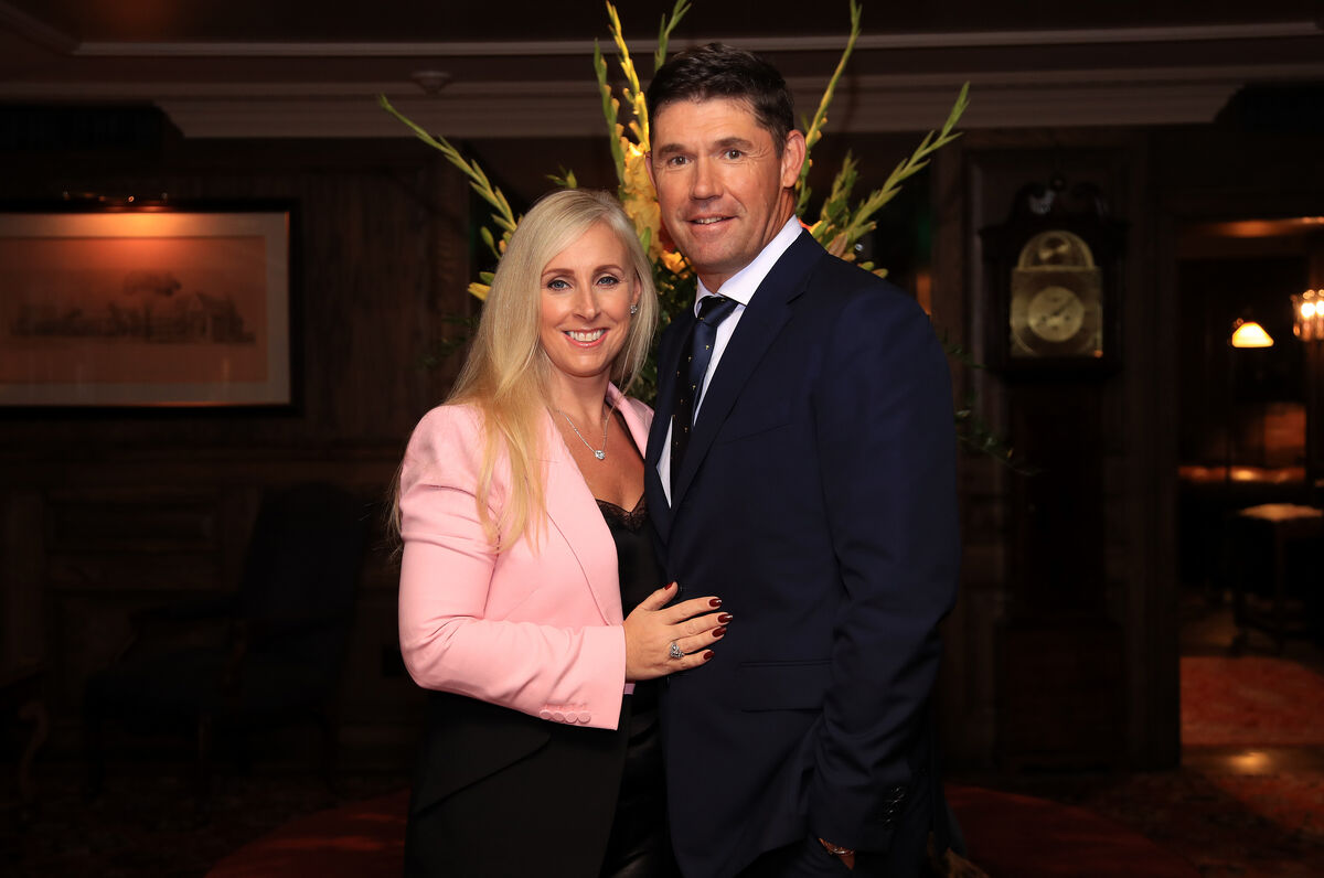 Padraig and Caroline Harrington in 2019