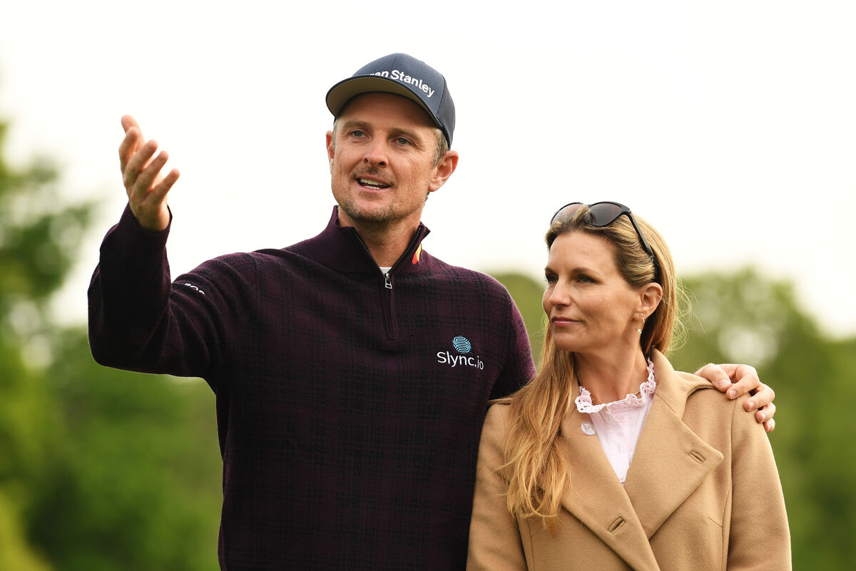 Justin Rose and his wife Kate Rose