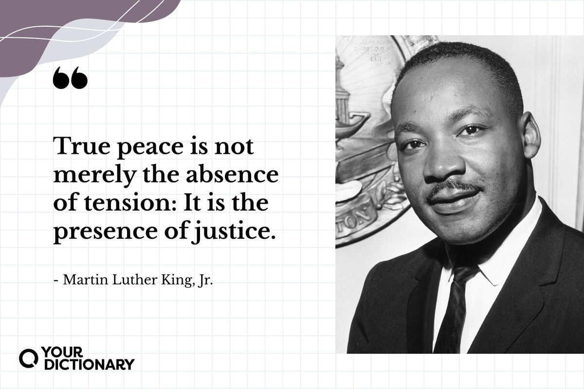 Portrait Of Martin Luther King, Jr. Quote