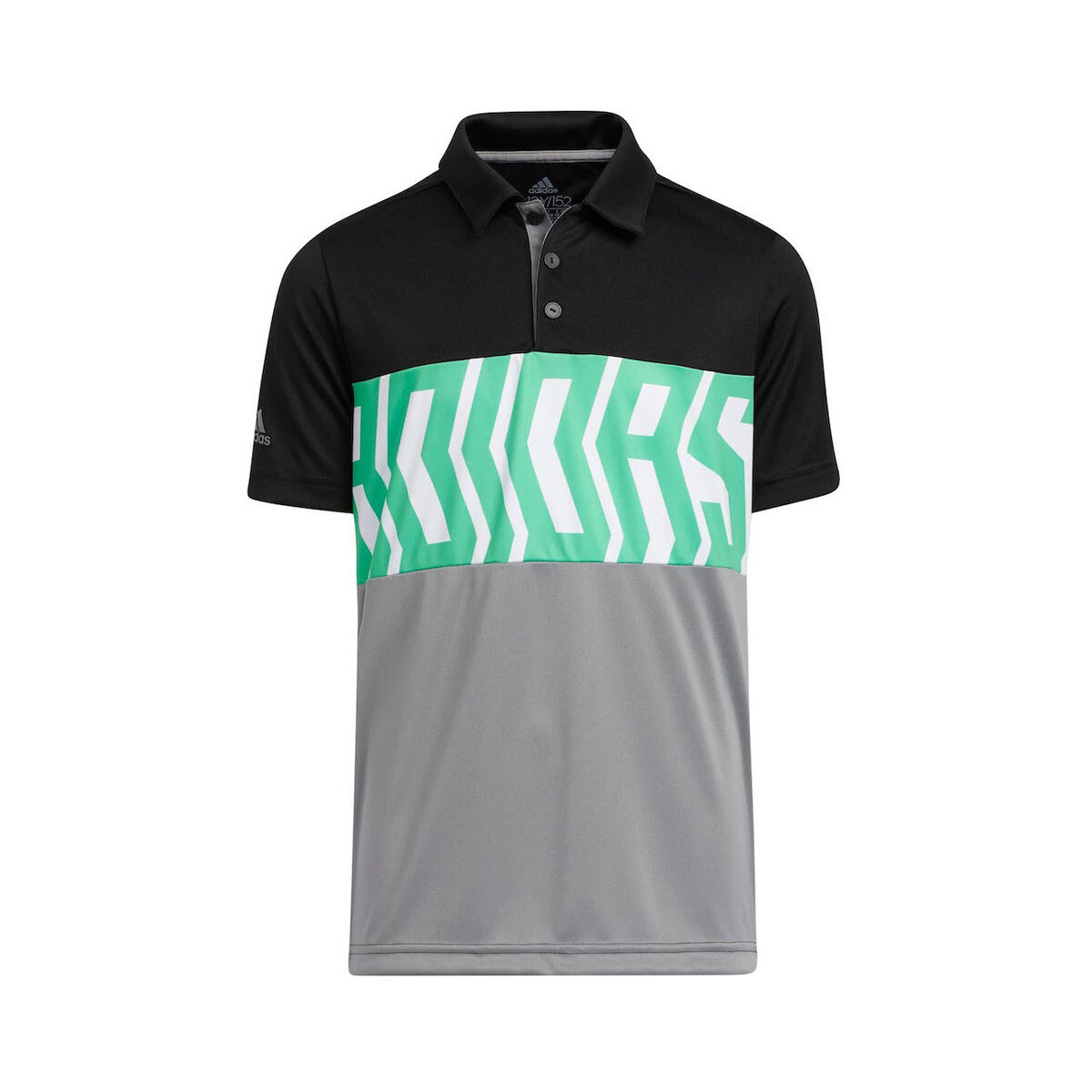 Adidas boys colorblock golf polo