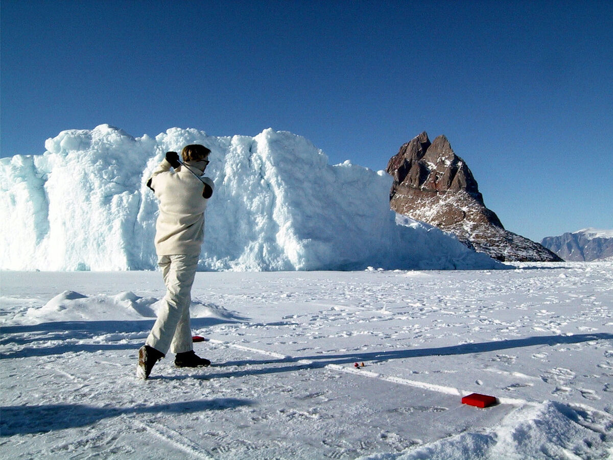 2000 World Ice Golf Championship in Uummannaq, Greenland