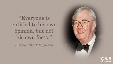Portrait Of Daniel Patrick Moynihan With Quote