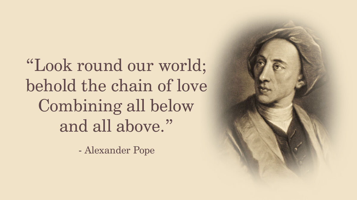 Portrait Of Alexander Pope With Quote