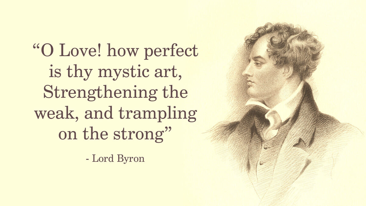 Poetic Lord Byron Quotes About Life and Love | YourDictionary