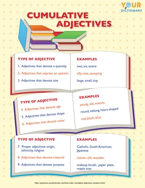 cumulative adjectives