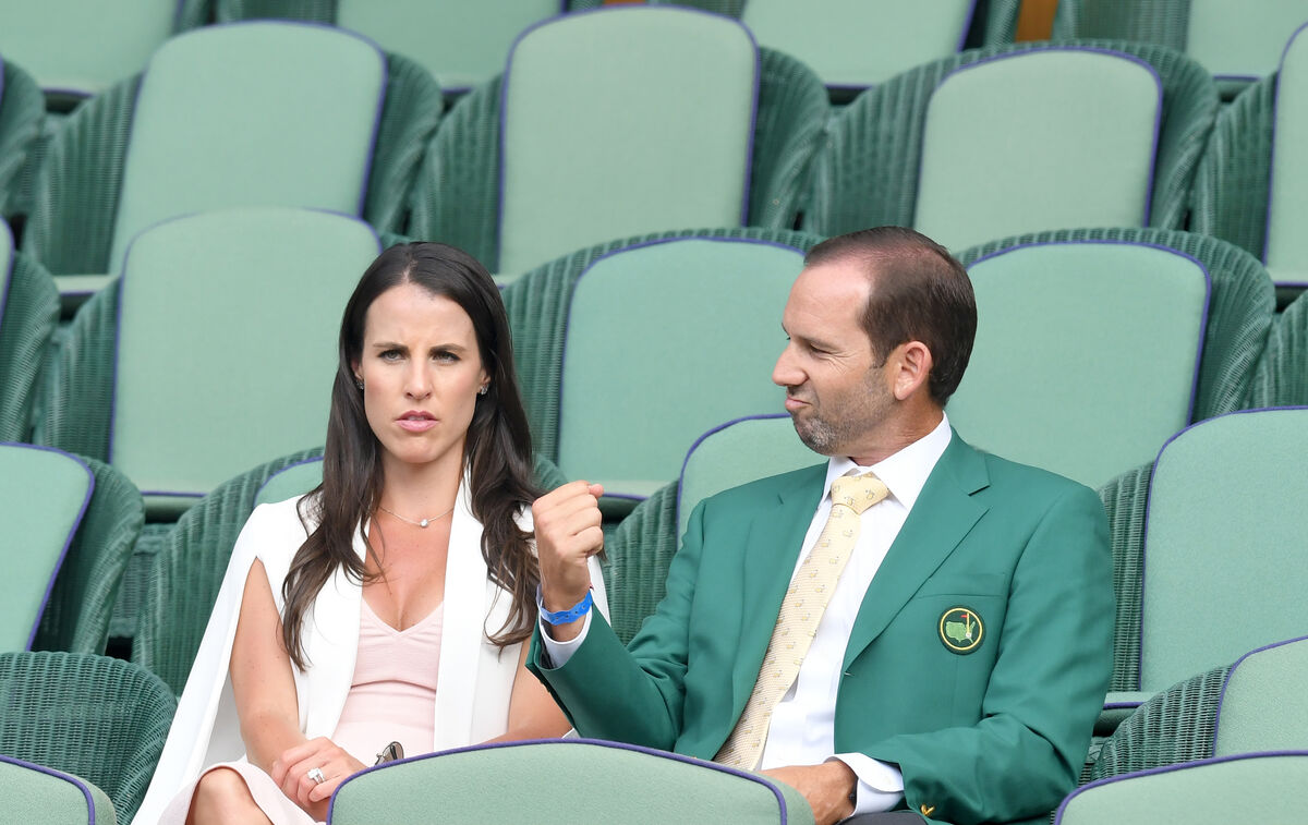 Sergio Garcia and his wife Angela Akins Garcia