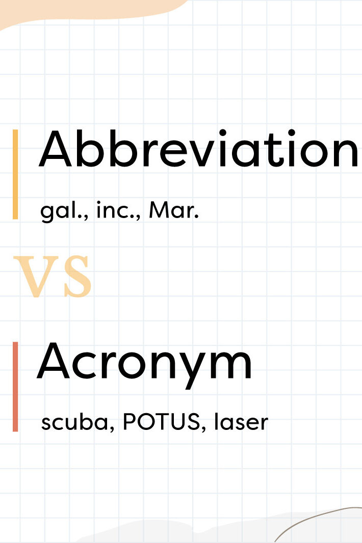 What Is The Difference Between An Abbreviation And An Acronym 