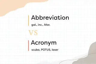 Difference Between an Abbreviation and an Acronym with examples