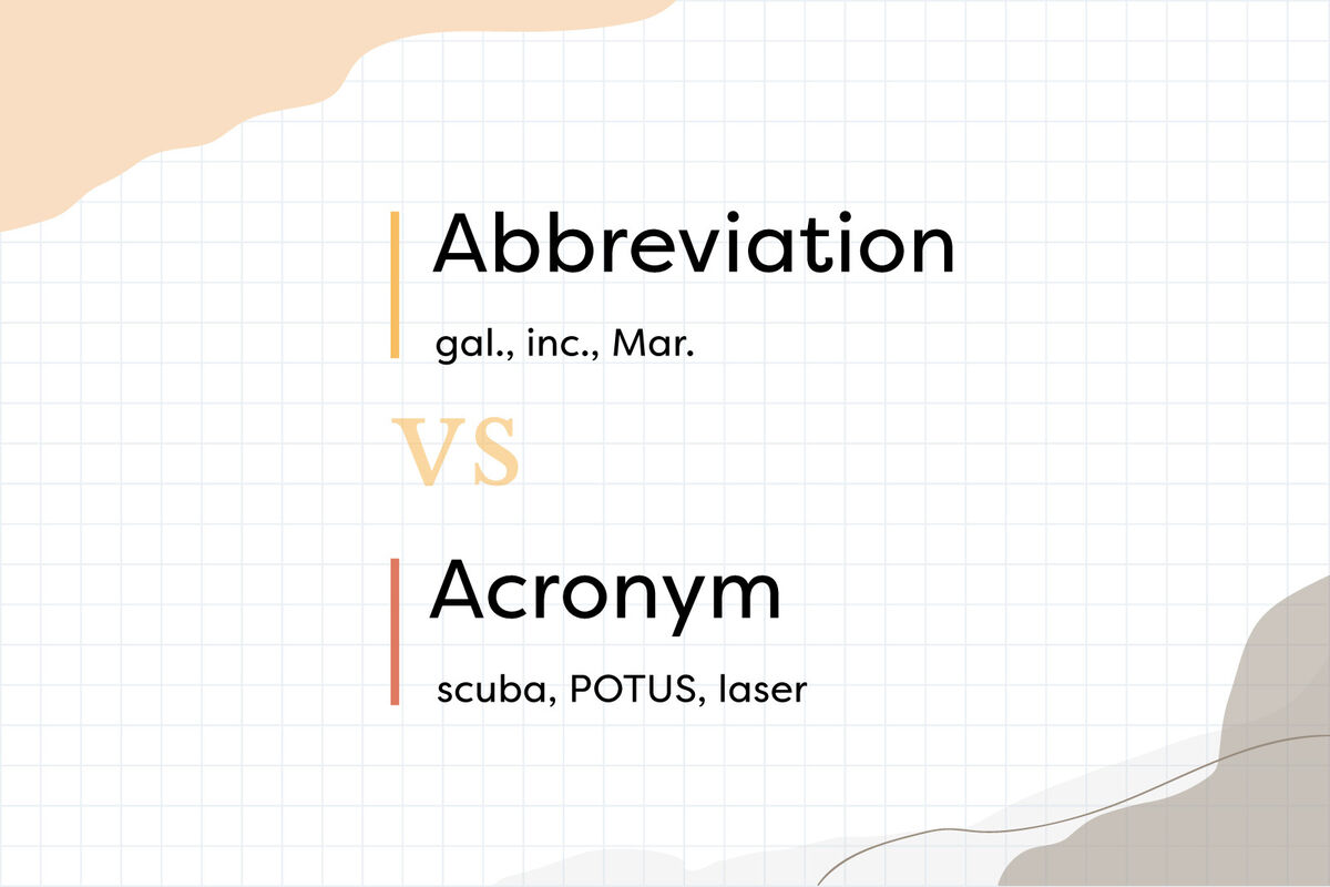 What Is the Difference Between an Abbreviation and an Acronym? (2024)