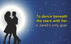 Graphic of couple dancing in the moonlight