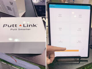 PuttLink Smart Ball and App at the 2023 PGA Show