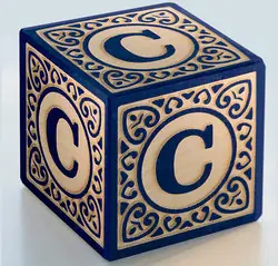 Letter C block