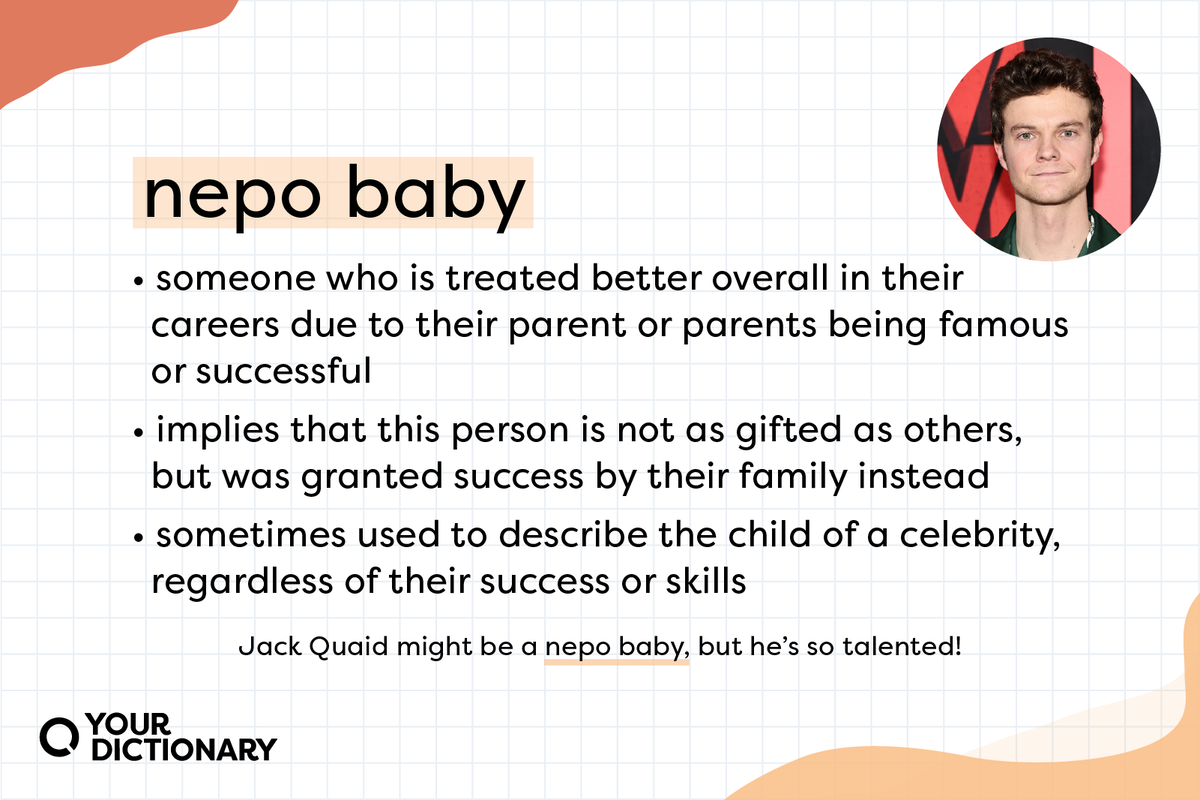 Nepo Baby Where Did The Slang Term Come From YourDictionary   Nepo Baby Meaning 57b577ec27 