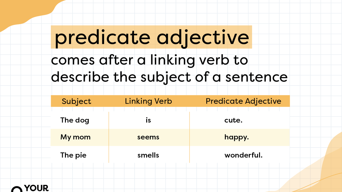 Predicate Adjectives: Meaning and Examples | YourDictionary