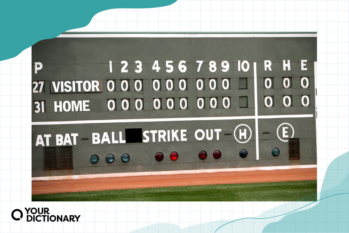 baseball scoreboard example