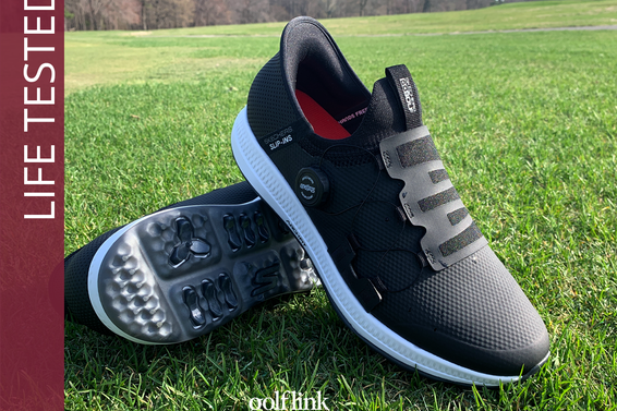 Skechers GO GOLF Elite 5 Slip In Golf Shoes during GolfLink testing