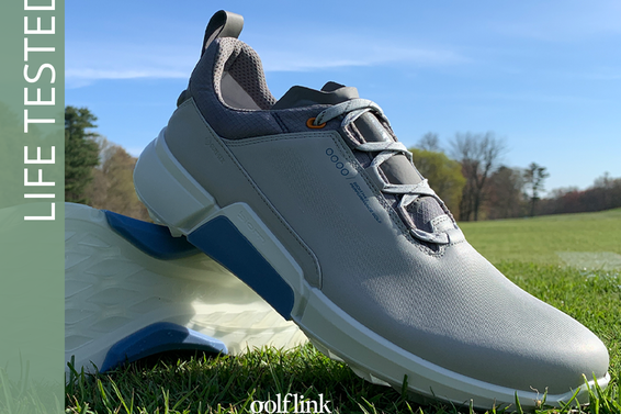 ECCO Biom H4 golf shoes top and bottom