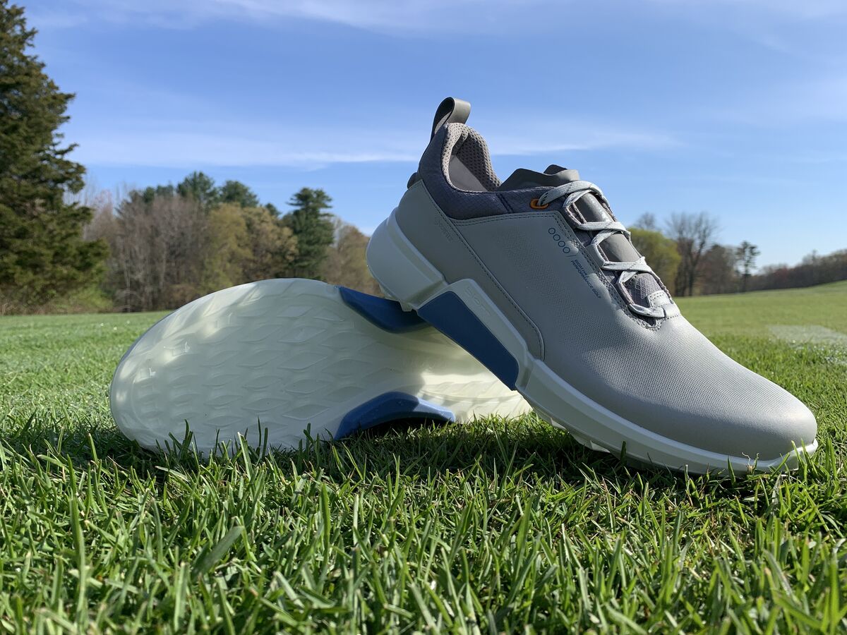 ECCO Biom H4 golf shoes top and bottom