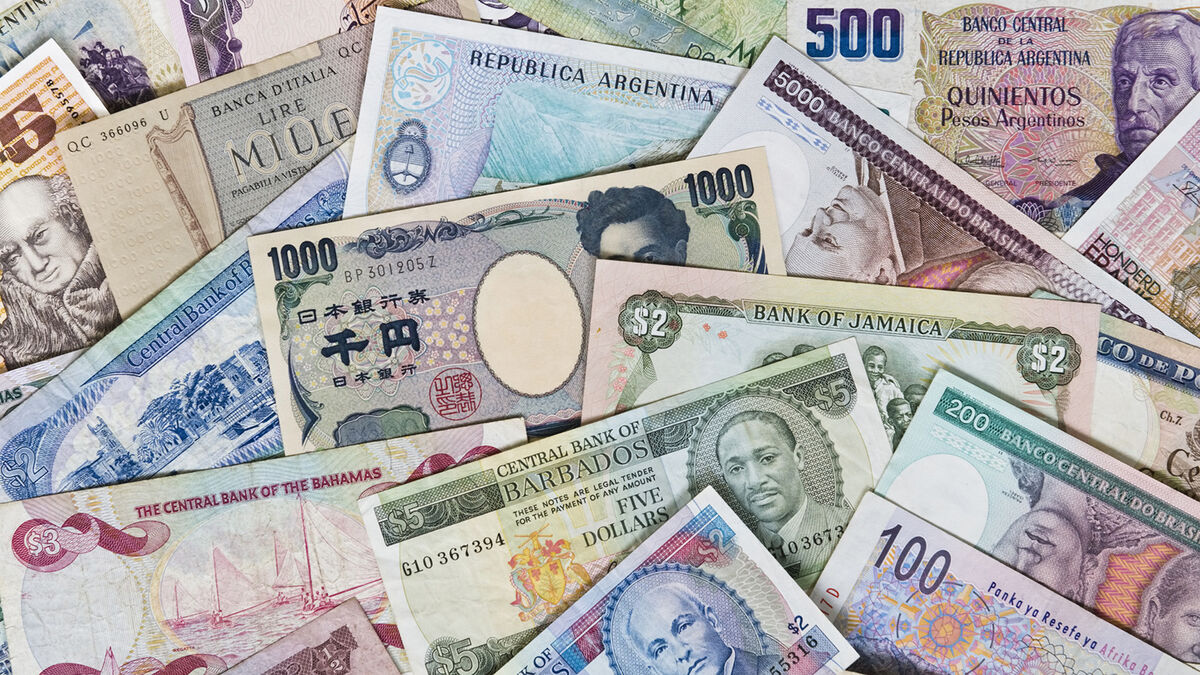 Money from various countries