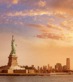 The Statue of Liberty in New York City