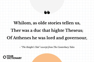 middle english words quote