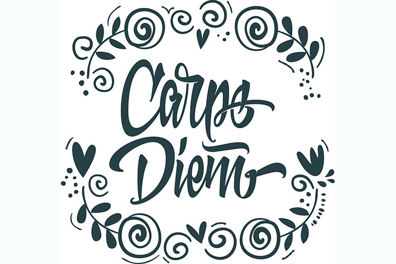 Carpe diem: Latin for seize the day