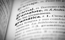 Spanish definition of the word gramatica