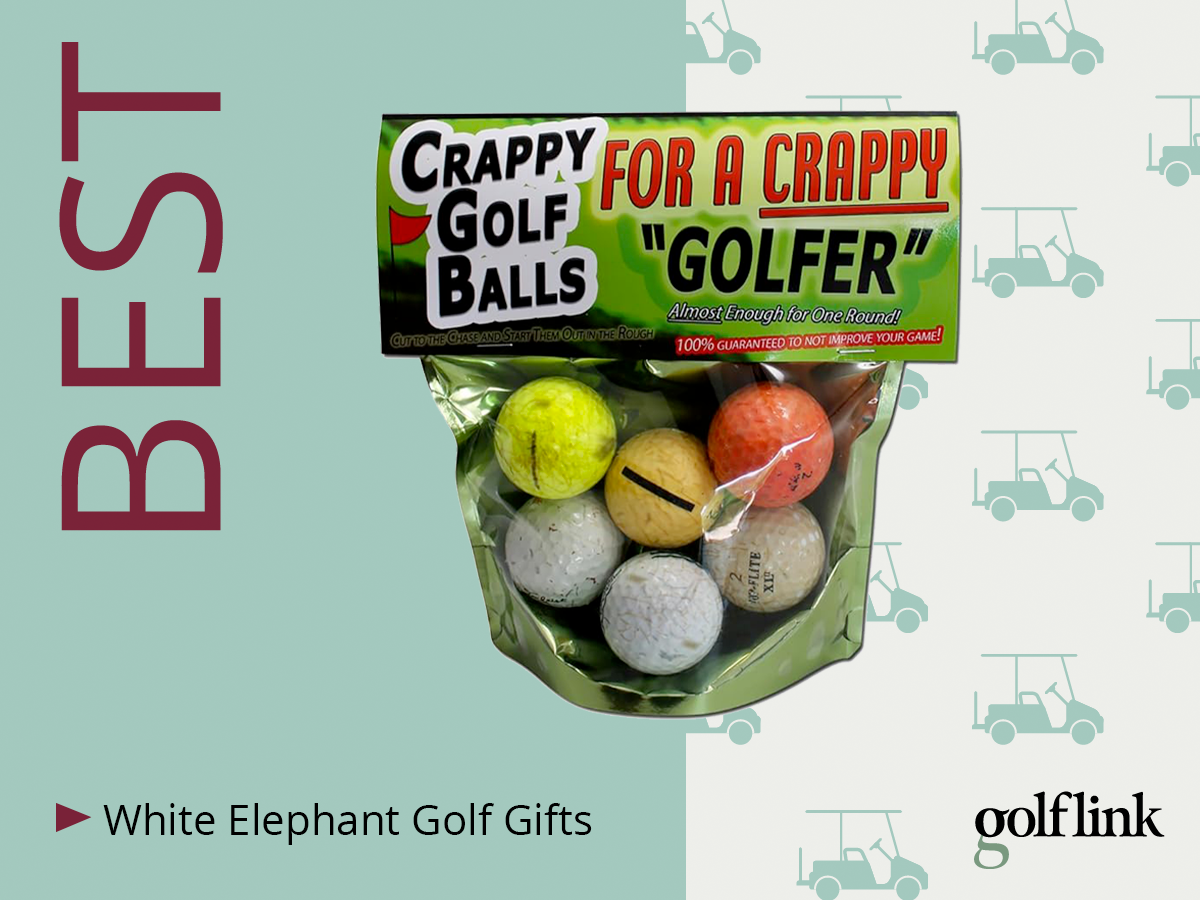 Crappy Golf Balls for a Crappy Golfer - Sleeve of Crappy Balls - Funny Gag  Gifts for Golfers - Guaranteed Not to Improve Your Golf Game