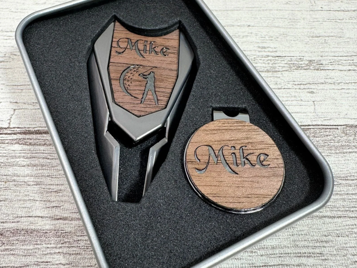 Personalized Golf Ball Marker Set