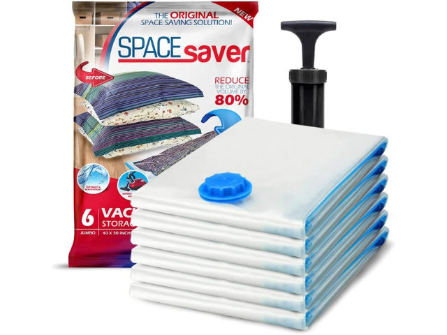 Space-saving compression bags