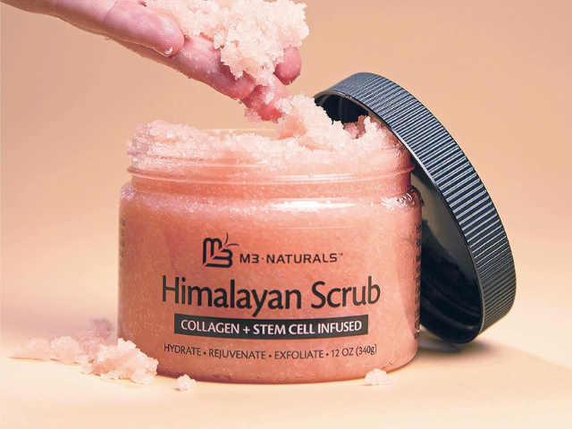 Himalayan salt scrub