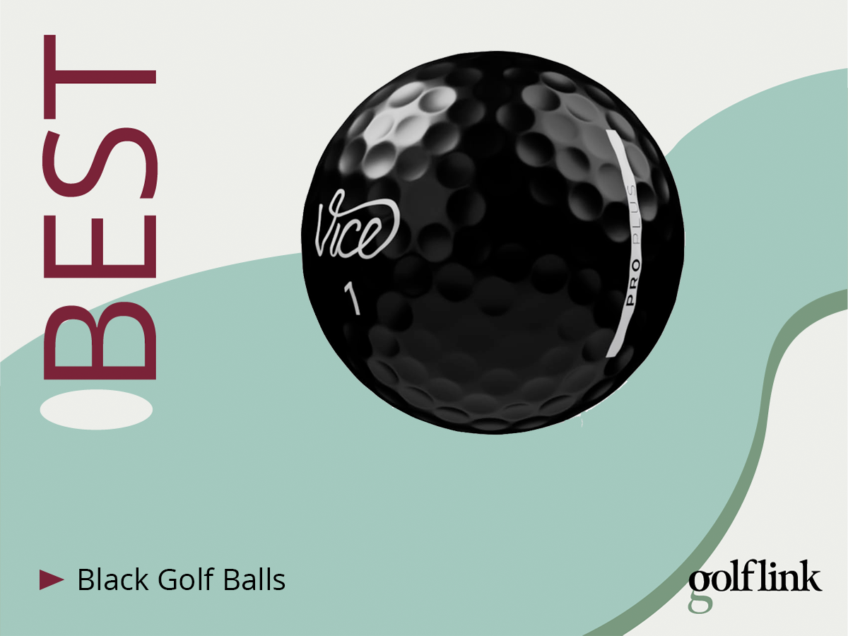 Vice Pro Plus black golf ball