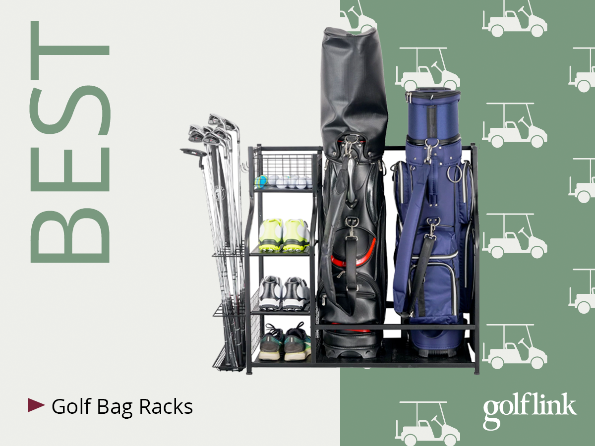 Mythinglogic 3 Bag Golf Organizer, golf organizer for garage
