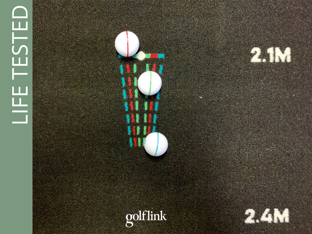 Breaking Ball Putting Mat and weighted golf balls