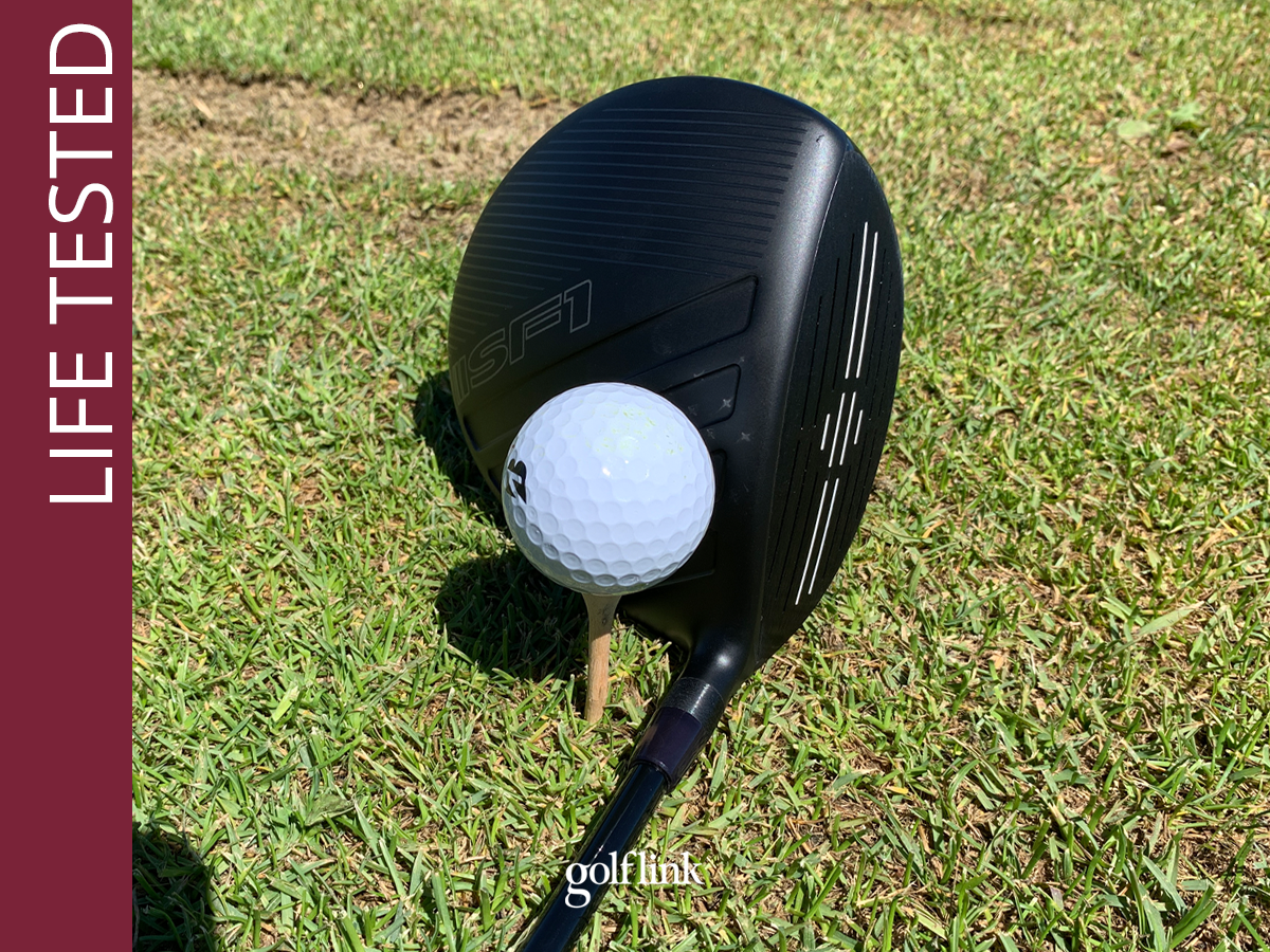 SF1 driver on the driving range during GolfLink testing