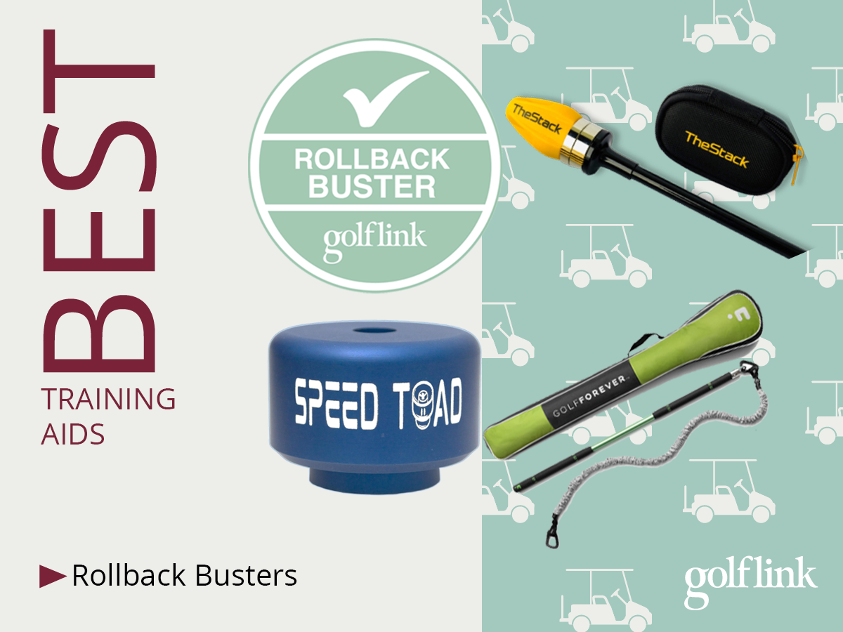 These Rollback Busters are the best golf training aids for speed and distance