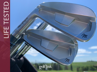 MacGregor MT Milled irons during GolfLink testing