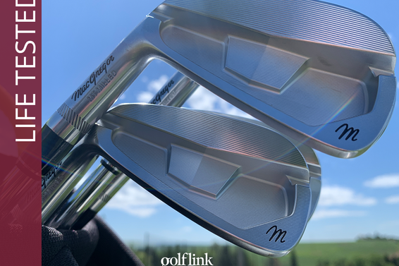 MacGregor MT Milled irons during GolfLink testing