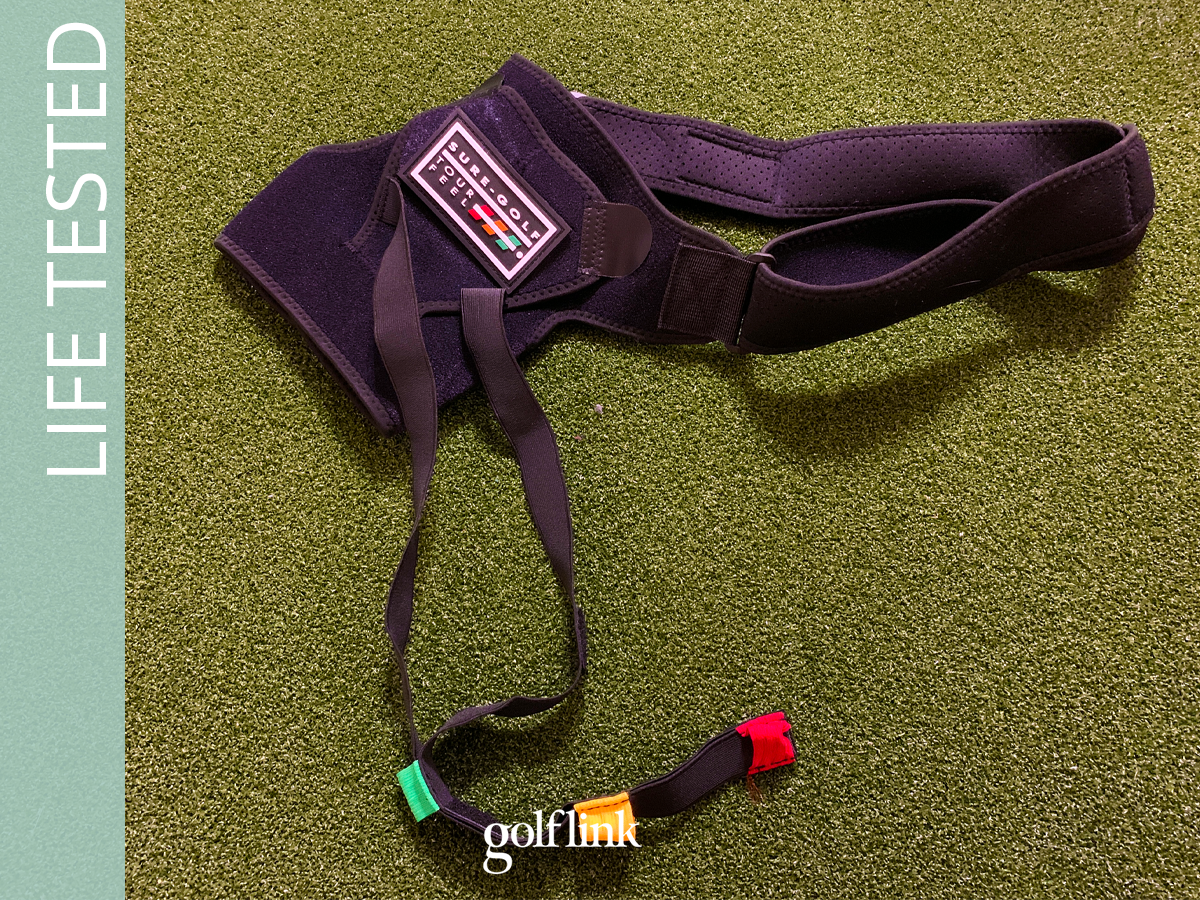 Tour Feel training aid during GolfLink testing