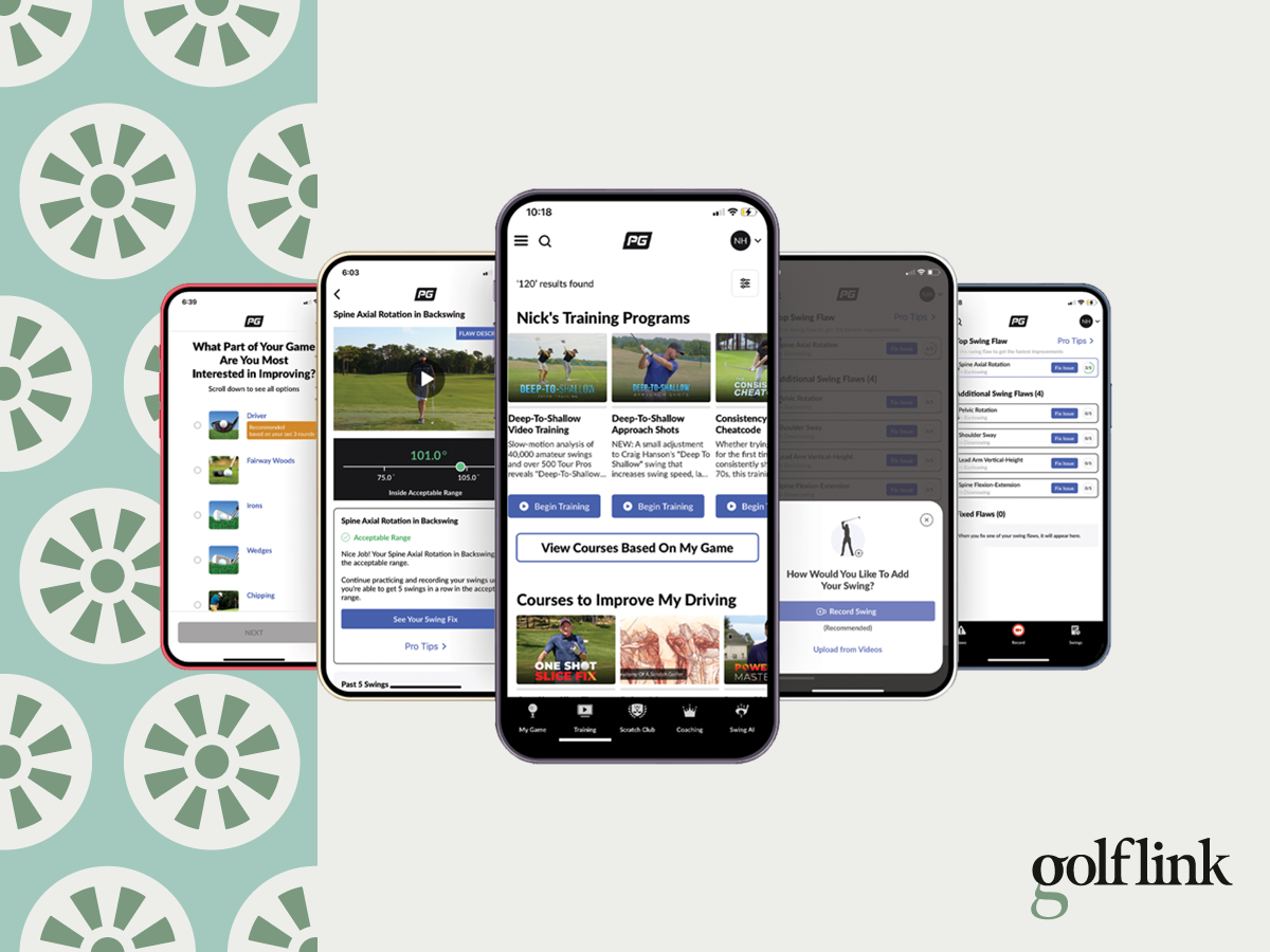 Performance Golf App including SwingFix AI screenshots