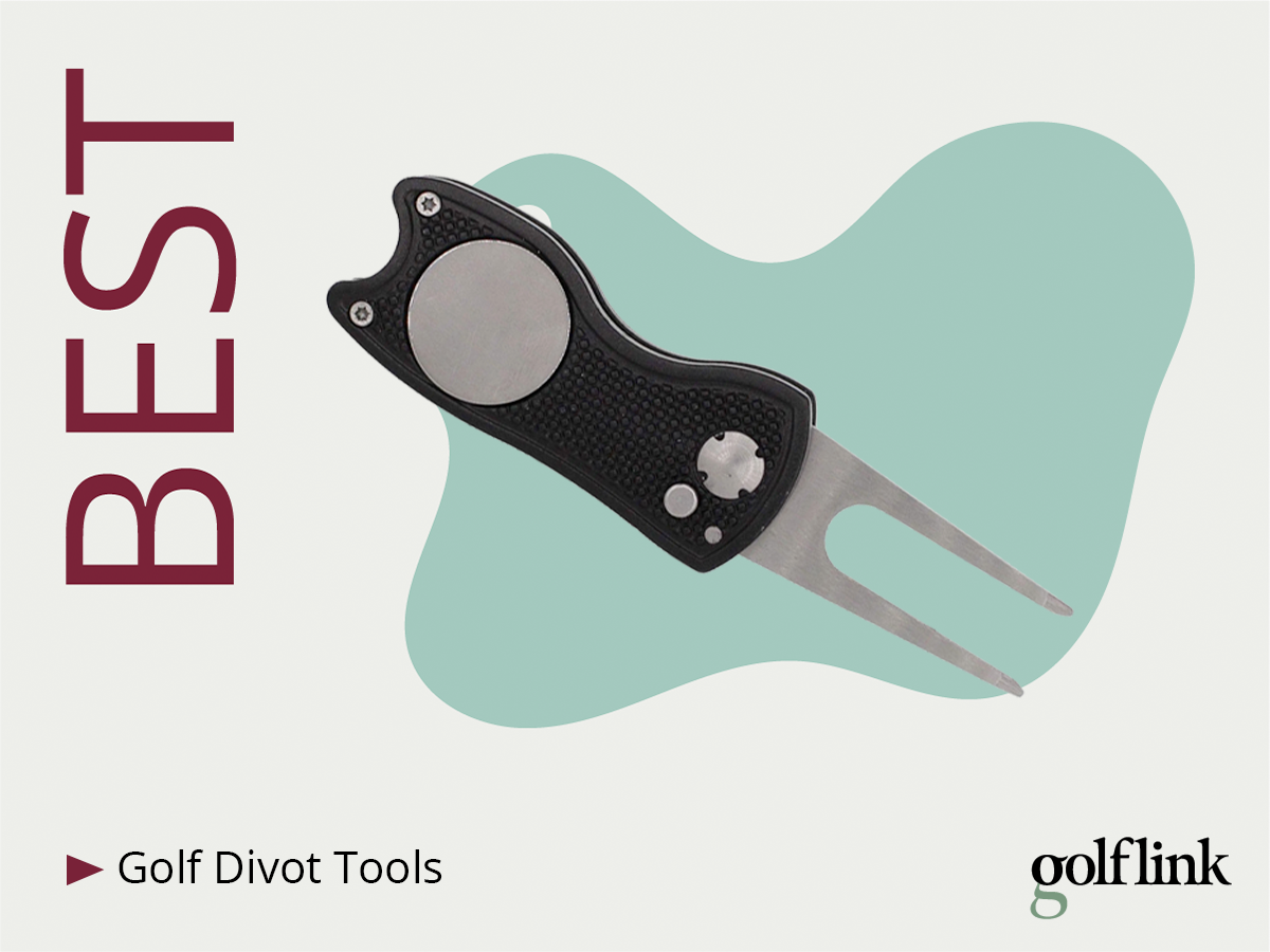 Foldable switchblade golf divot tool