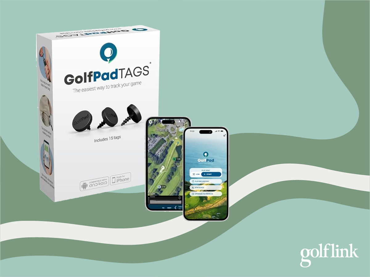 Golf Pad TAGS performance tracker