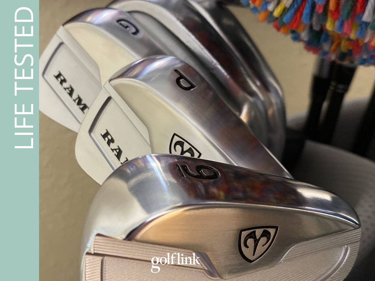 Ram Axial Forged irons in the bag